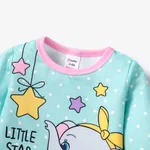 2pcs Baby/Toddler Girl Childlike Elephant Pajama Set  image 3