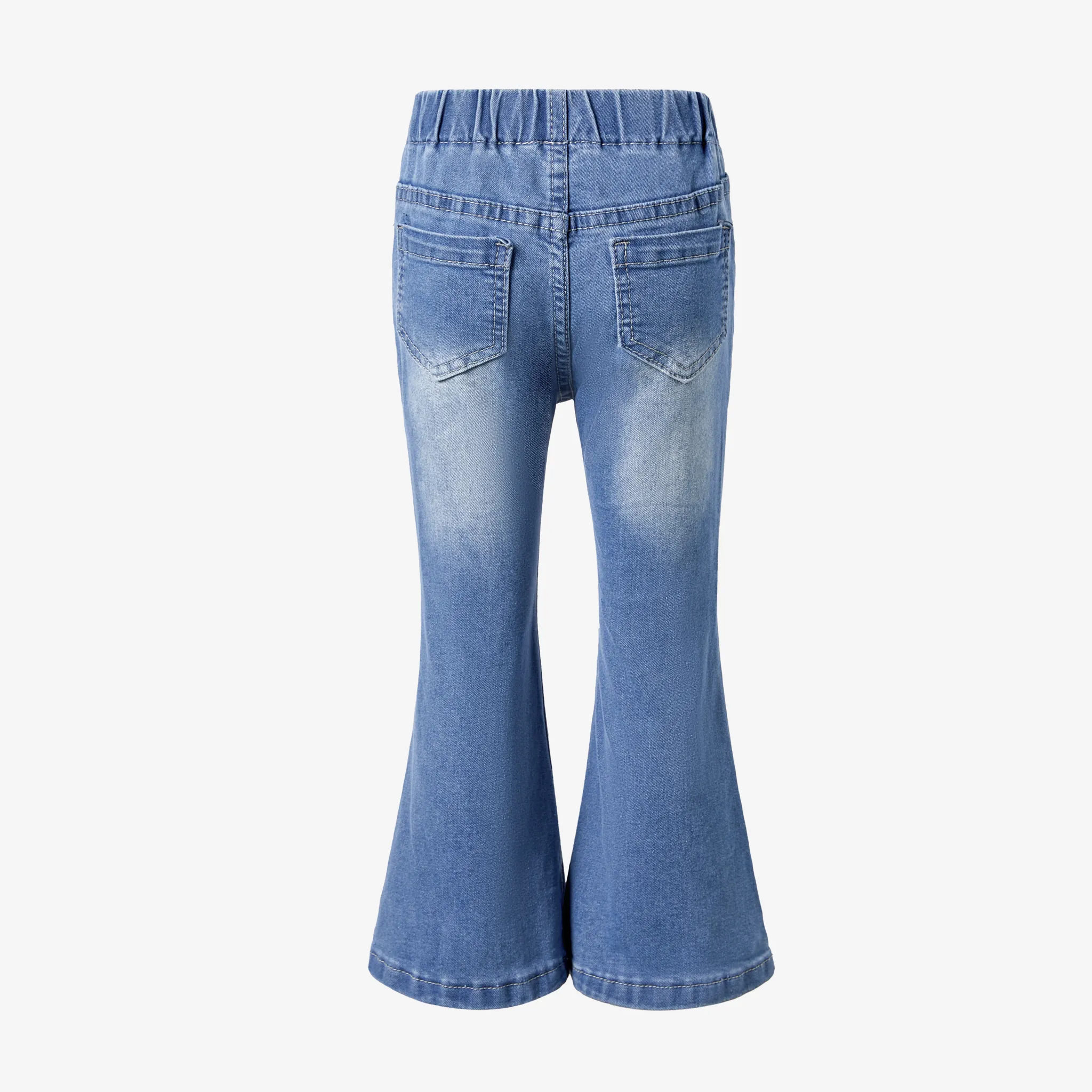 Mommy and Me Blue Flared Jeans Denim Pants Blue image 4