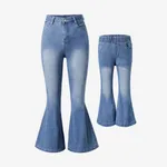 Mommy and Me Blue Flared Jeans Denim Pants  image 2