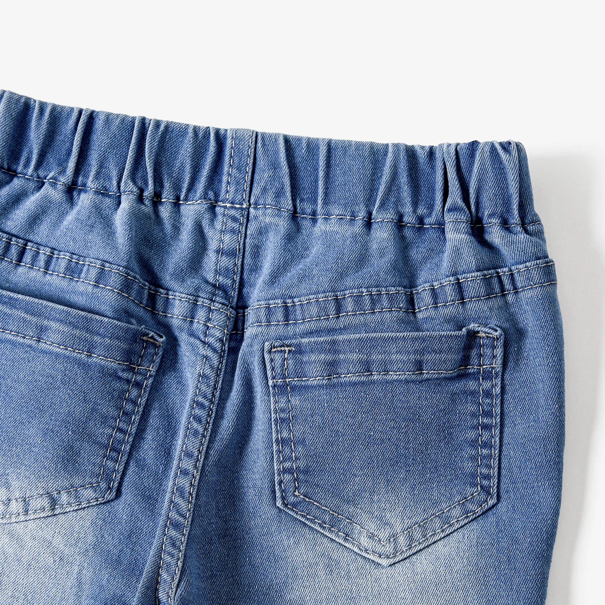 Mommy and Me Blue Flared Jeans Denim Pants Blue image 6