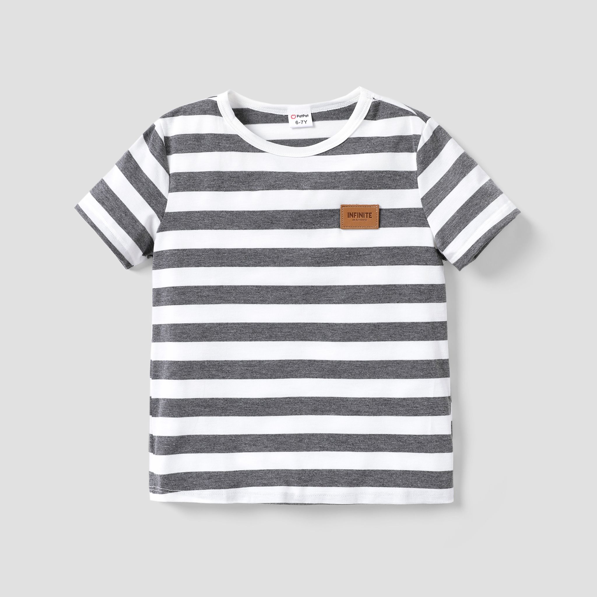 Kid Boy Casual Stripe T-shirt à Manches Courtes