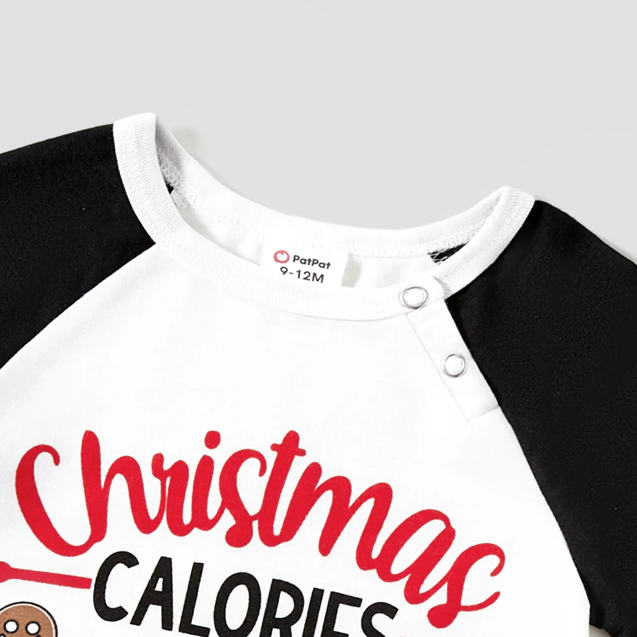 Christmas Family Matching Gingerbread Man Print Short-sleeve Pajamas Sets(Flame resistant)  image 3