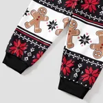 Christmas Family Matching Gingerbread Man Print Short-sleeve Pajamas Sets(Flame resistant)  image 6