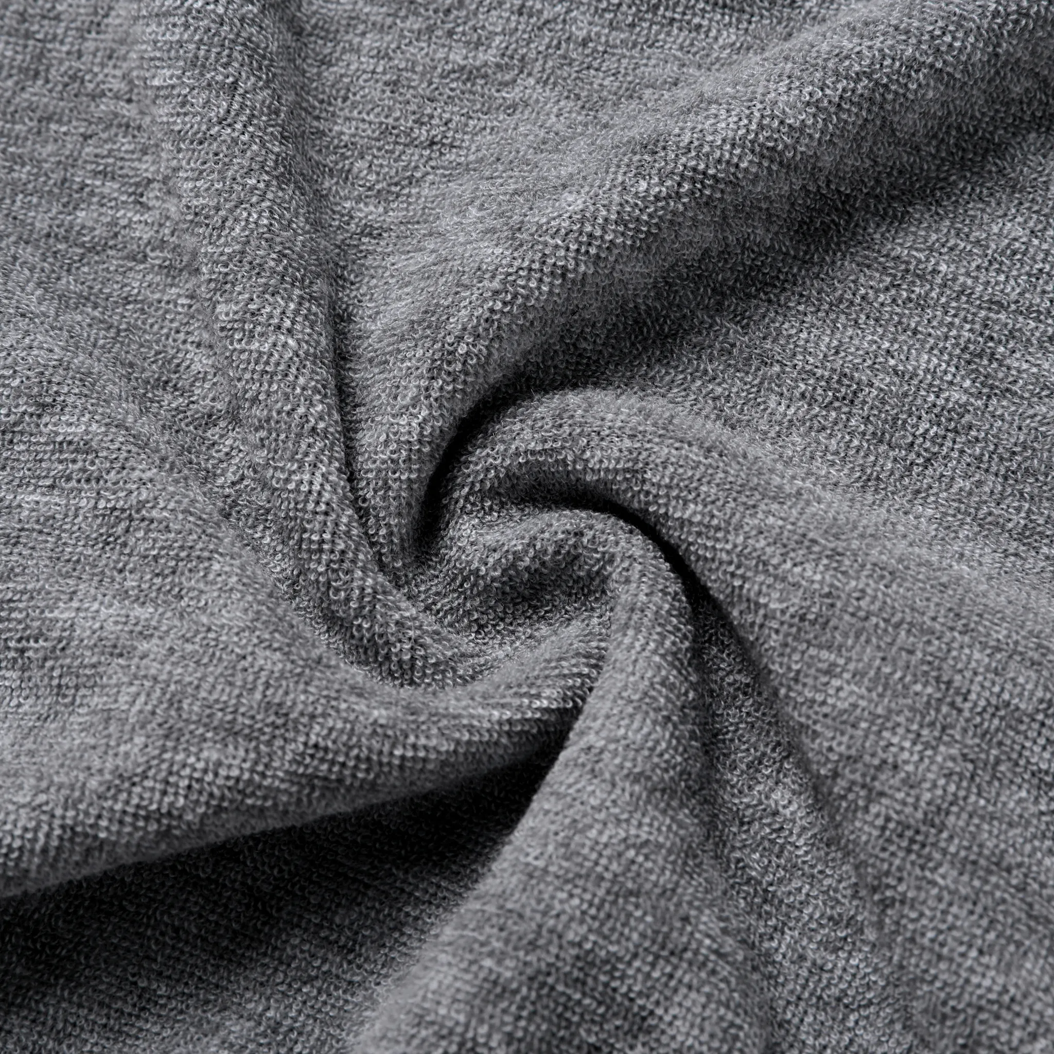  Baby Unisex Basic Solid Color Long Sleeve Crew neck Sweatshirt Grey image 5