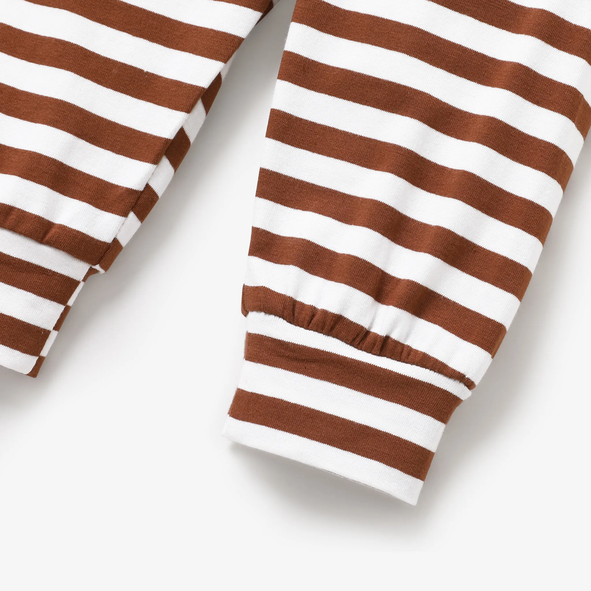 3pcs Baby Boy Casual Stripe Pattern Set Brown image 6