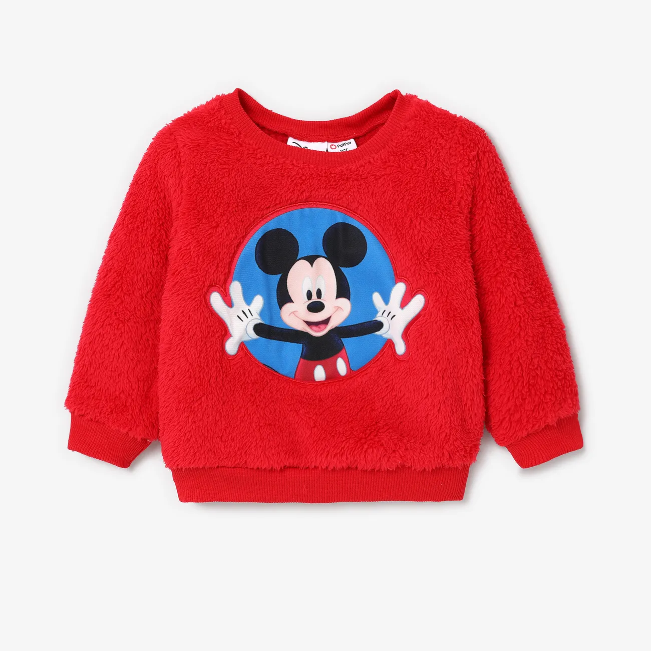Disney Mickey and Friends Criança Unissexo Infantil Sweatshirt Vermelho big image 1