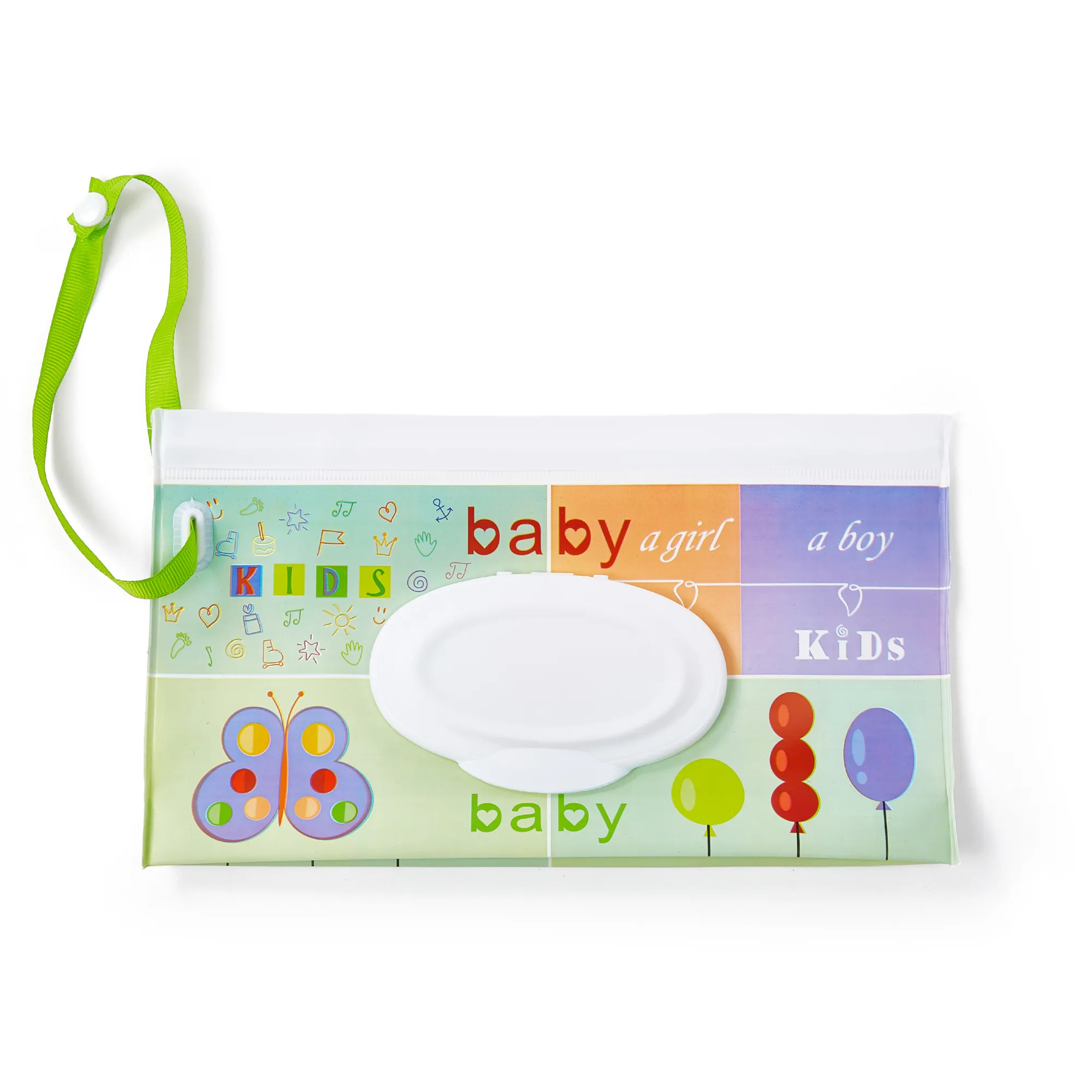 Portable PEVA Flip-top Baby Wipes in Single Pack Color-C image 2