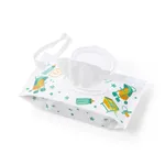 Portable PEVA Flip-top Baby Wipes in Single Pack Color-D