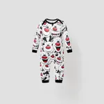 Christmas Family Matching Happy Reindeer All-over Print Long-sleeve Pajamas Sets(Flame resistant)  image 2