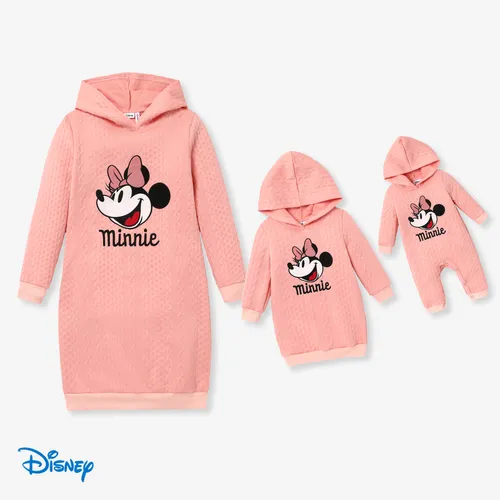 Disney Mickey and Friends Mommy and Me Embroidered Character Long-sleeve Dress