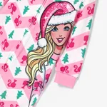 Barbie Christmas Mommy and Me Character Print Long-sleeve Onesies Pajamas (Flame Resistant)  image 2