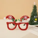 Kids/adult likes Christmas festival decoration glasses Green/White/Red