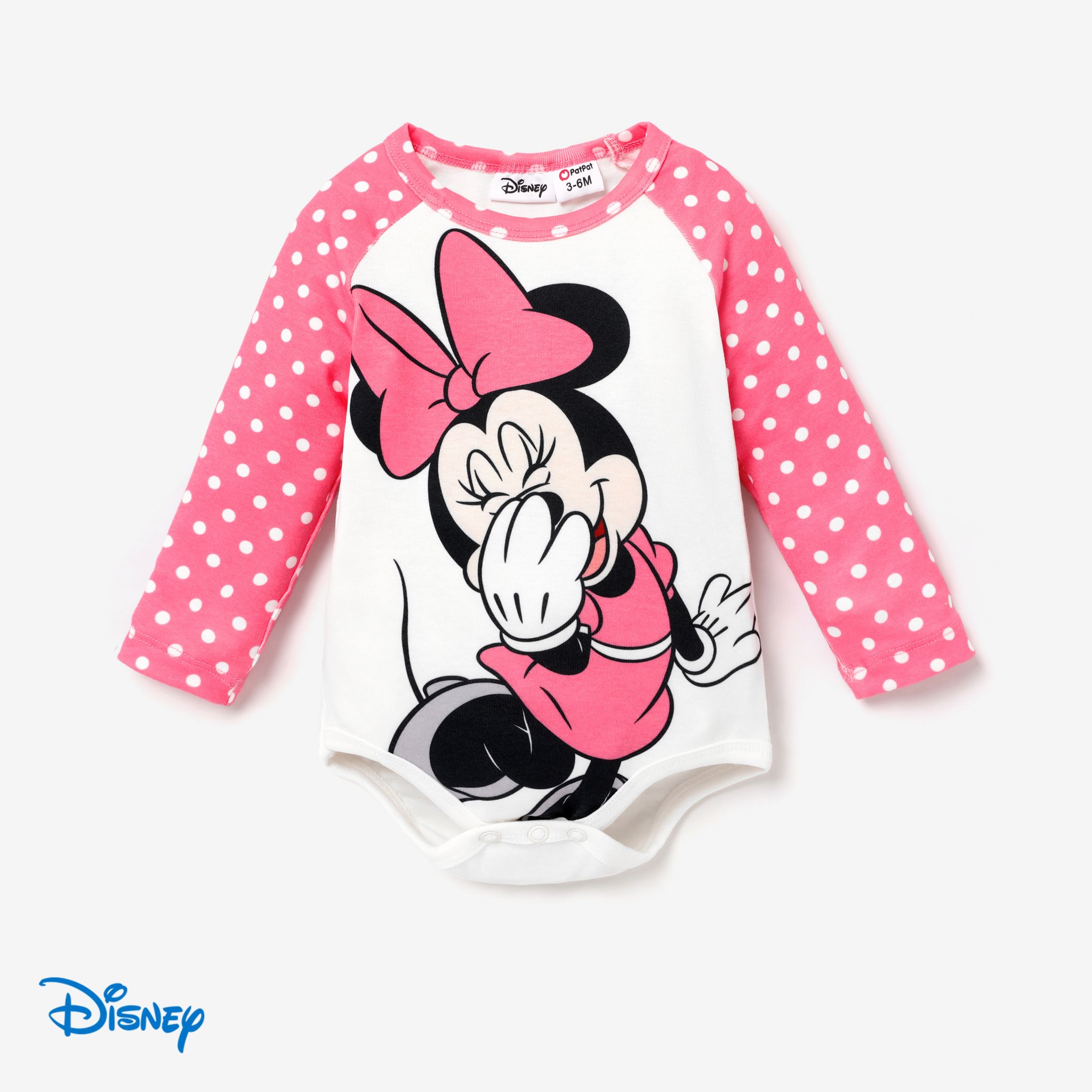 Disney Mickey And Friends Baby Girls Cotton Character Pattern 1 Pop Ears Plush Jacket Or 1 Pants Or 1 Romper
