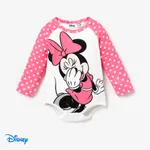 Disney Mickey and Friends Baby Girls Cotton Character Pattern 1 Pop Ears Plush Jacket or 1 Pants or 1 Romper  Pink