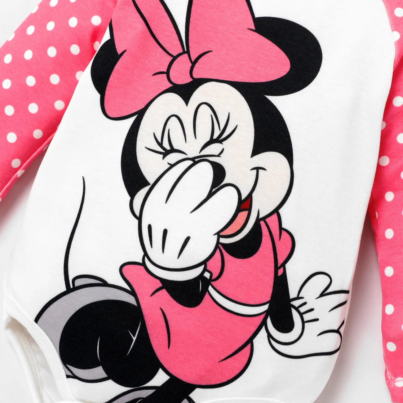 Disney Mickey and Friends Baby Mädchen Stoffnähte Kindlich Langärmelig Baby-Sets rosa big image 1