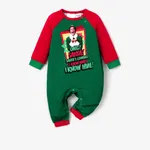 ELF Family Matching Christmas Character Print Pajamas Sets (Flame Resistant) Multi-color image 3