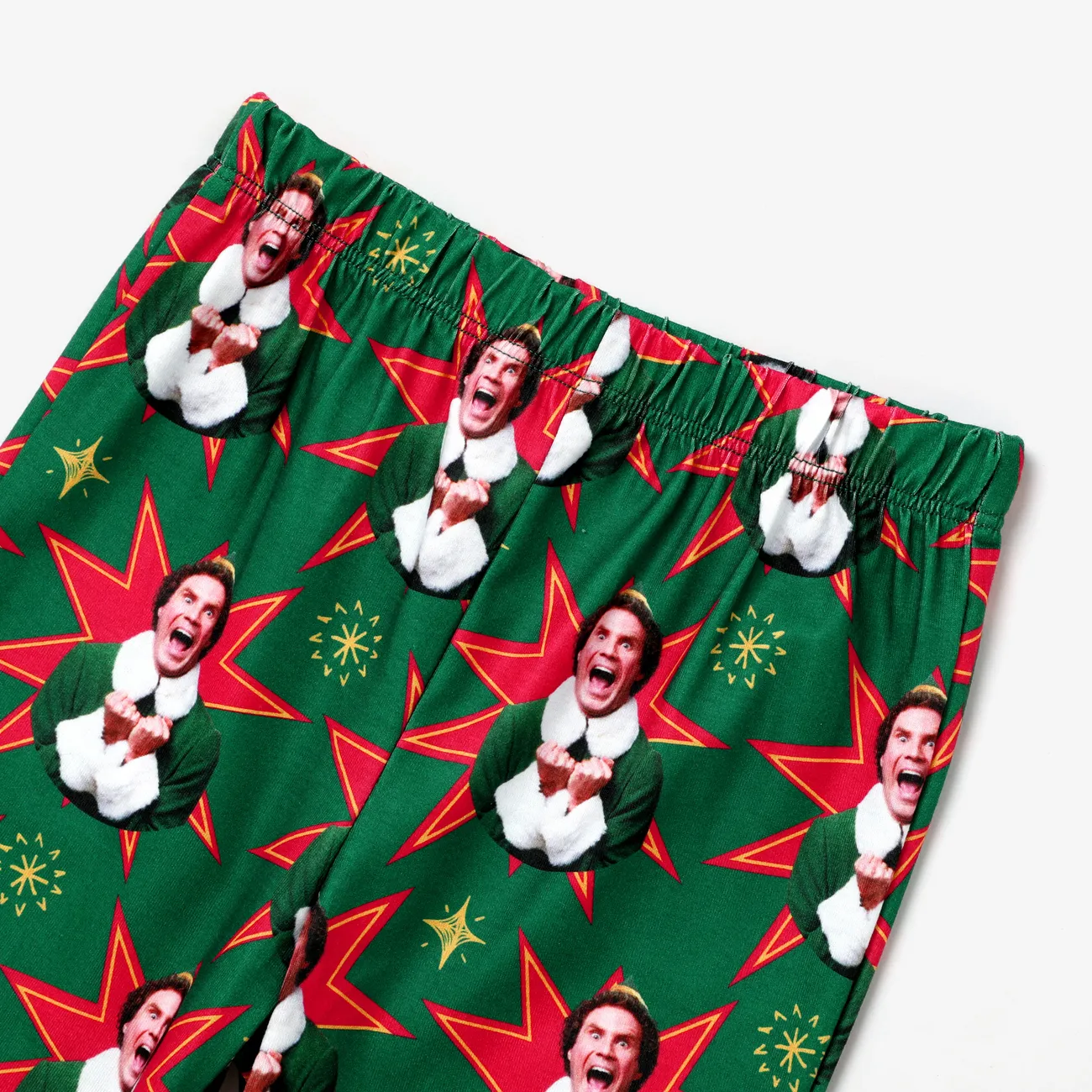 ELF Noël Look Familial Manches longues Tenues de famille assorties Pyjamas (Flame Resistant) Multicolore big image 1