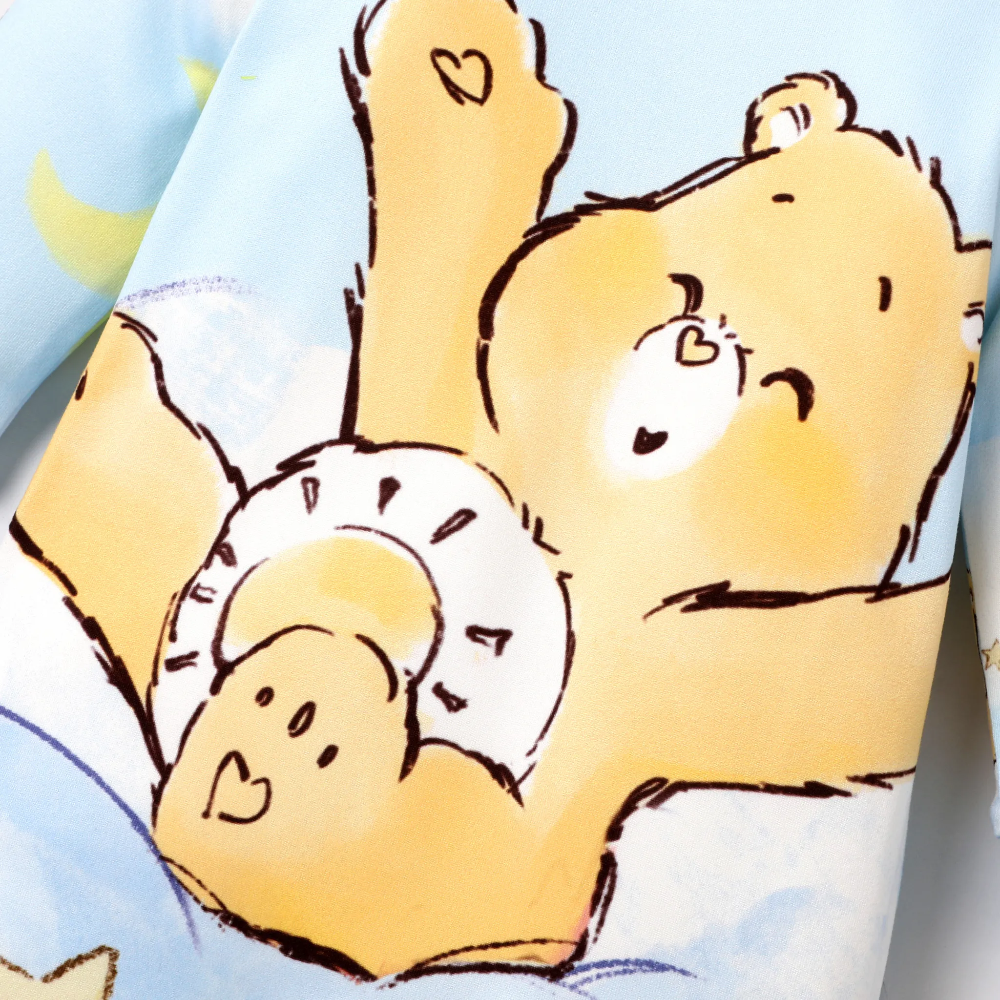Care Bears Baby Girl/Boy Character Print Long-sleeve Cute Onesies Blue image 4