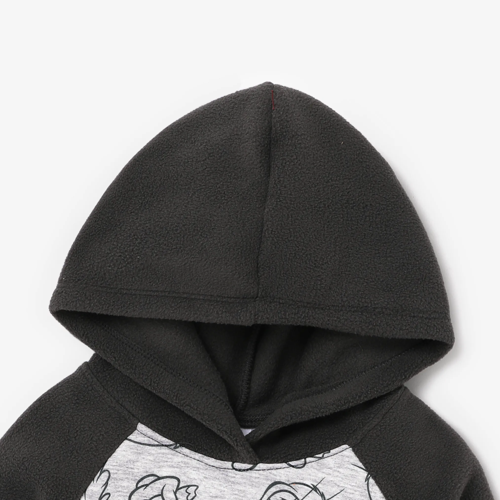 Looney Tunes Toddler Boy/Girl Character Print Polar Fleece Hoodies  Grey image 4