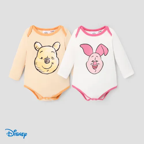 Disney Winnie the Pooh Baby Girl/ Boy  Character Print Long-sleeve Onesies 
