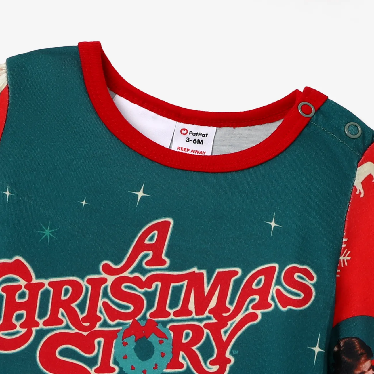 A Christmas Story Noël Look Familial Manches longues Tenues de famille assorties Pyjamas (Flame Resistant) Multicolore big image 1