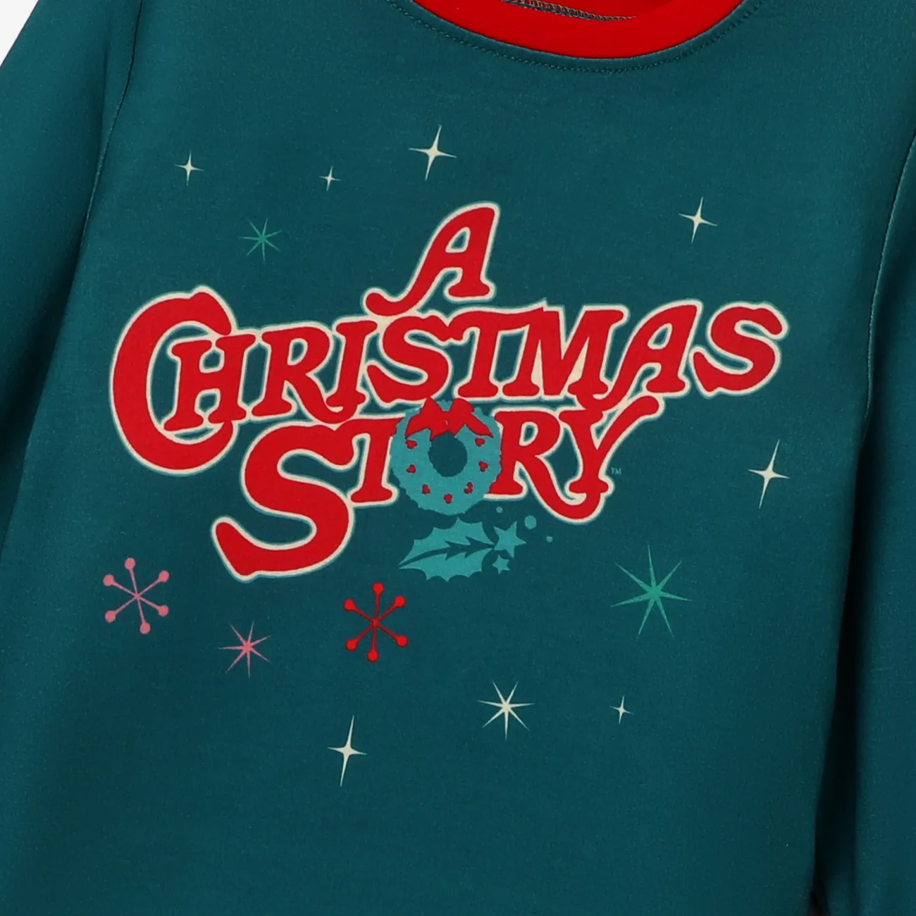 A Christmas Story Natal Look de família Manga comprida Conjuntos de roupa para a família Pijamas (Flame Resistant) Multicolorido big image 1