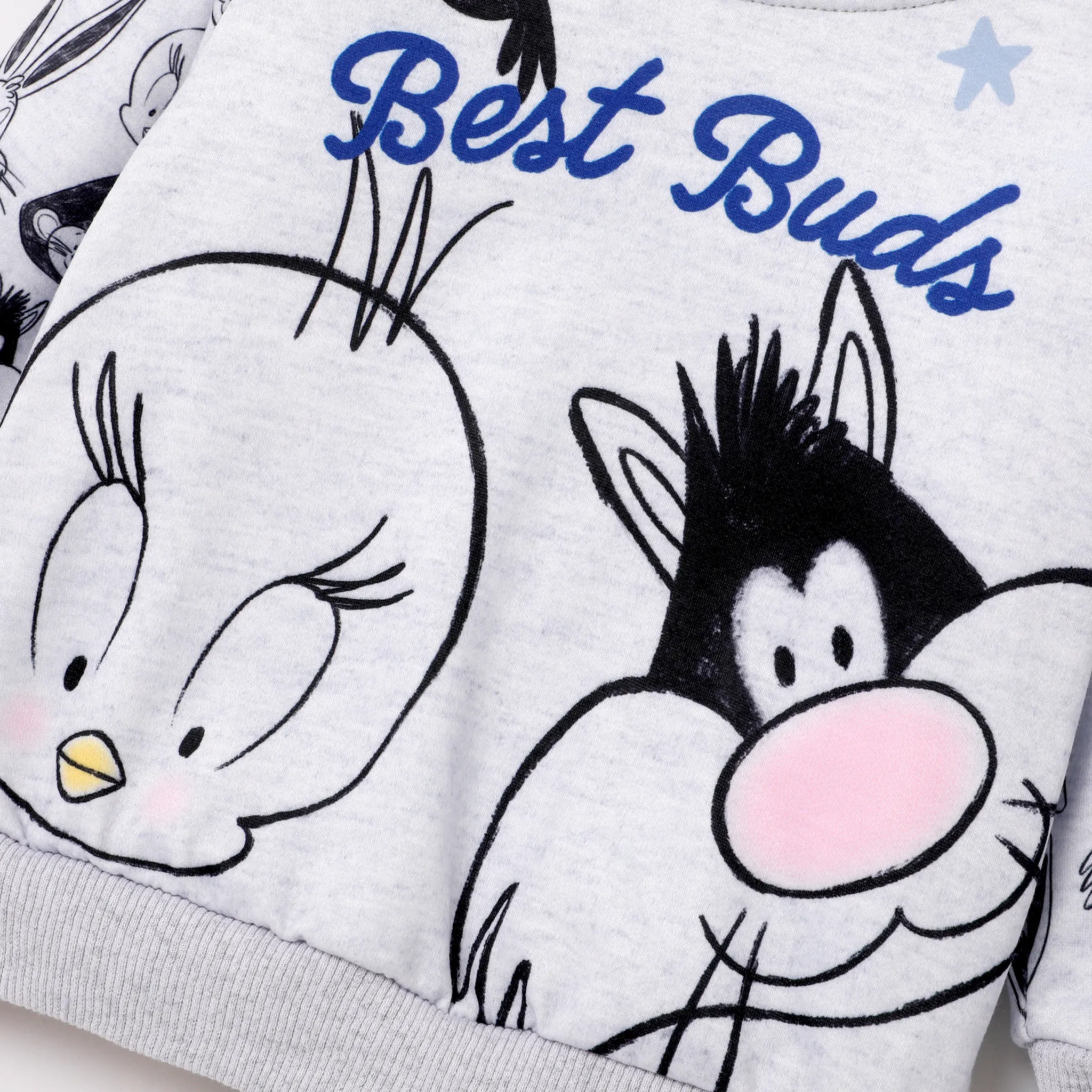 Looney Tunes أطقم مواليد رجالي كم طويل شخصيات  image 4
