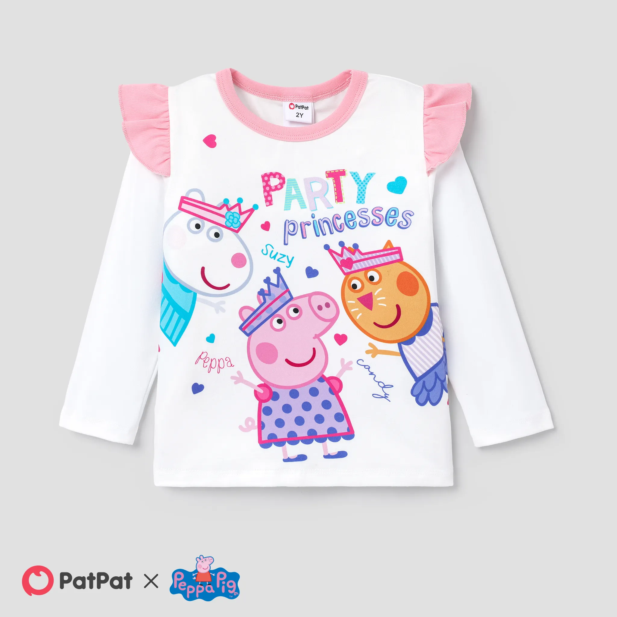 Peppa Pig Ruffled Long-sleeve T-shirt