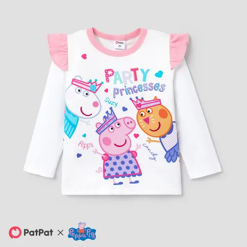 Peppa Pig Ruffled Long-sleeve T-shirt