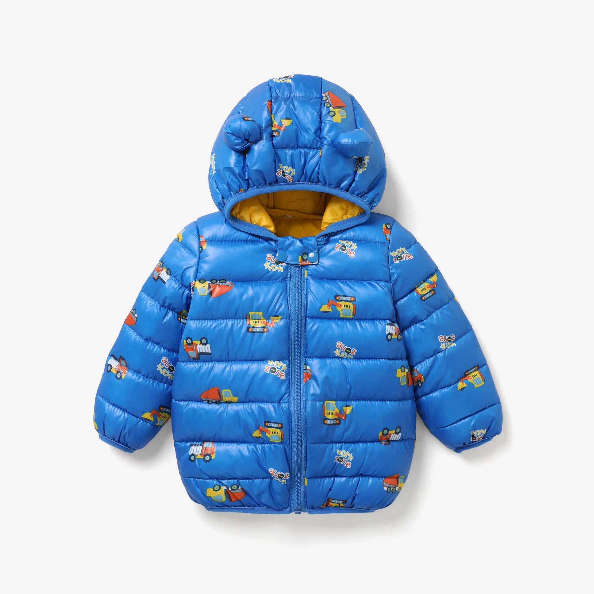 Enfant En Bas âge/enfant Fille/garçon Manteau En Coton Pour Enfants Hyper-tactile Avec Motif D’outil 3D Animal/Floral/Transport