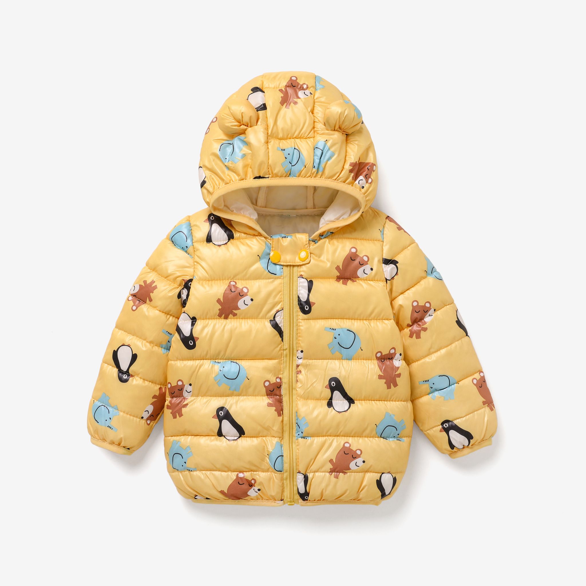 Enfant En Bas âge/enfant Fille/garçon Manteau En Coton Pour Enfants Hyper-tactile Avec Motif D’outil 3D Animal/Floral/Transport