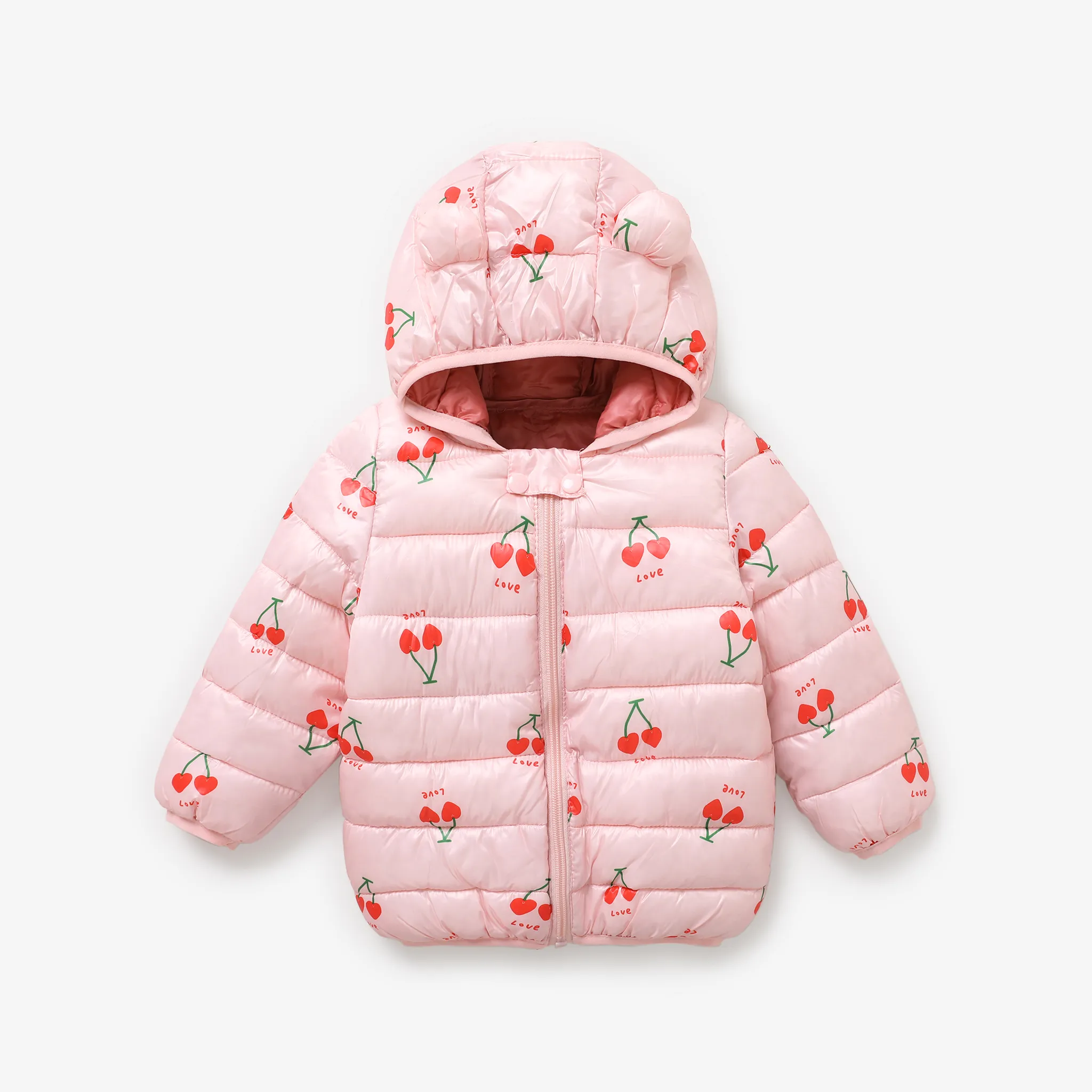 Toddler/Kid Girl/Boy Hyper-Tactile Kids Cotton Coat with 3D Animal/Floral/Transport tool Pattern
