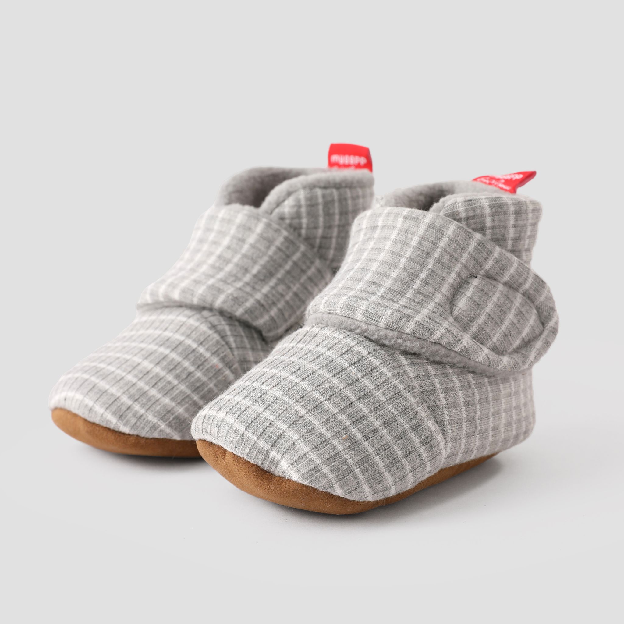 Baby & Toddler Basic Plaid Pattern Velcro Prewalker Shoes
