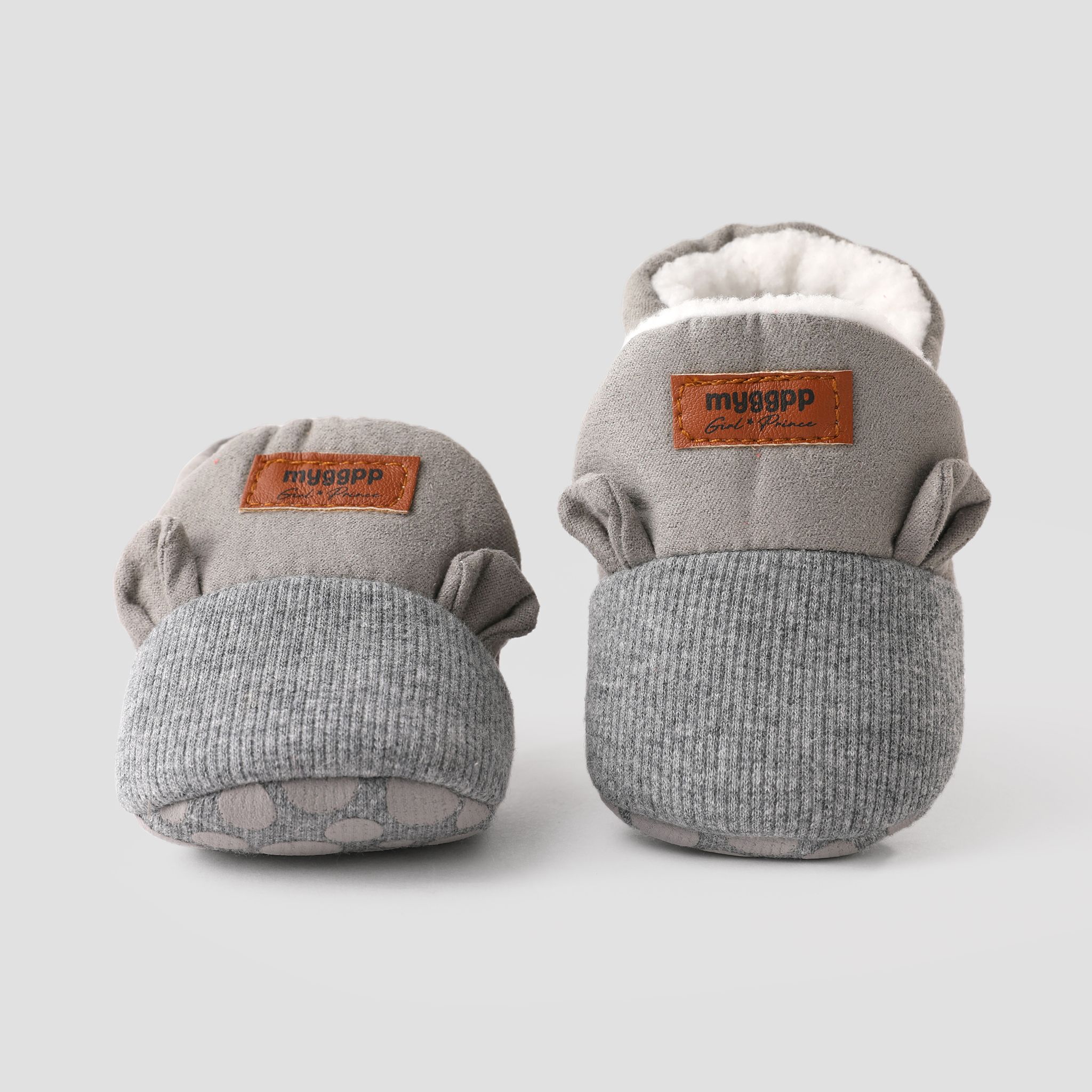 Baby & Toddler Childlike Animal Pattern Fleece Prewalker Shoes