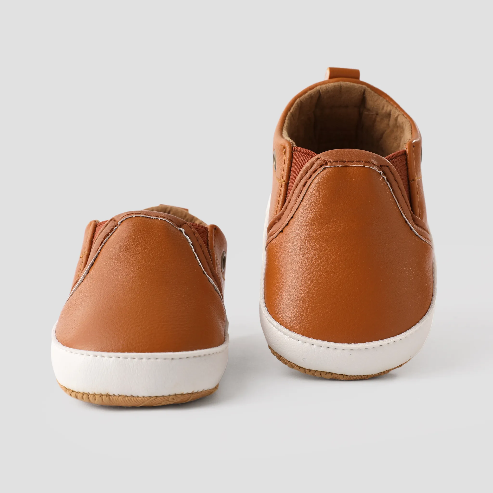 Baby & Toddler Basic Solid Color Slip-on Prewalker Shoes