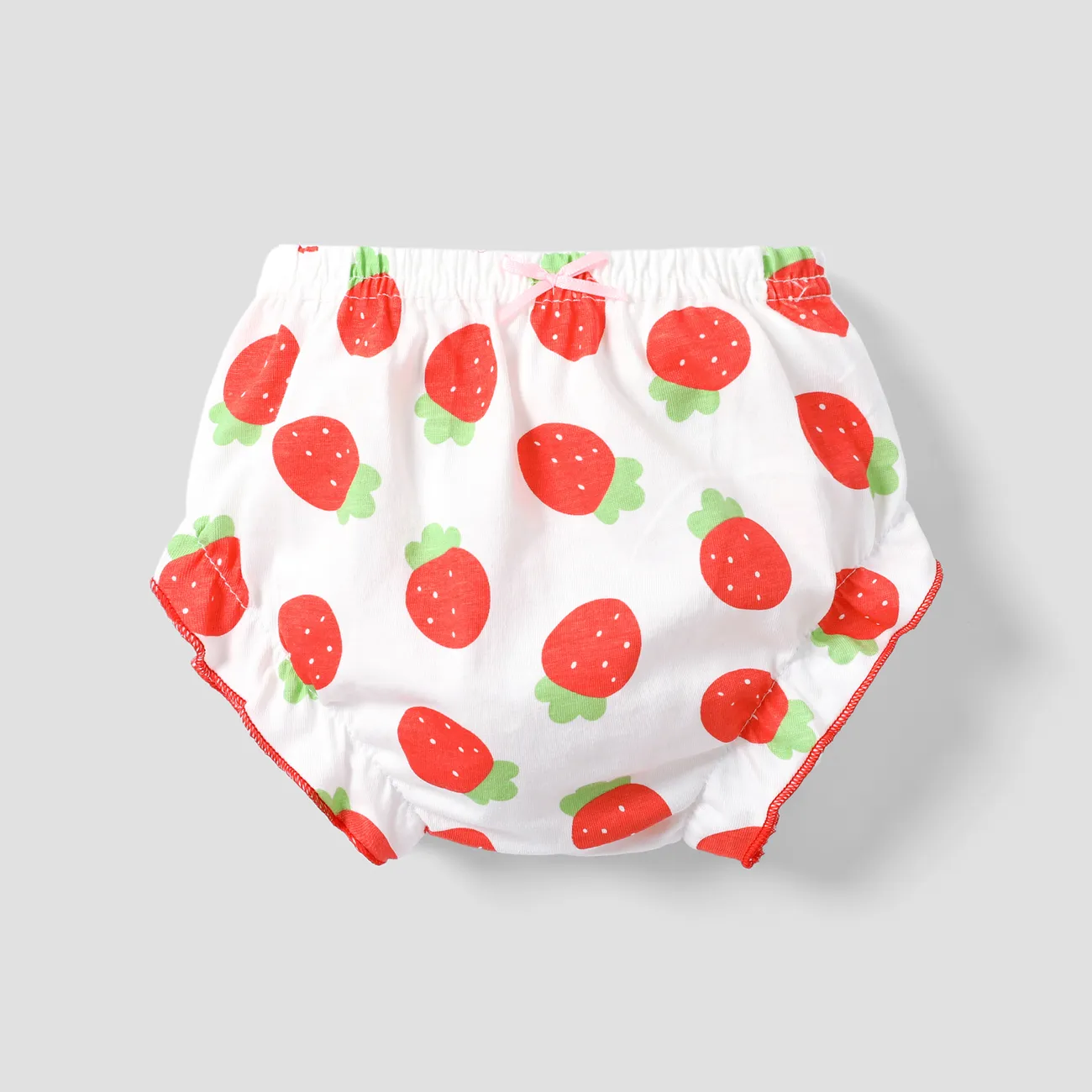 Baby/Toddler Girl Sweet Fruits and Vegetables Pattern Underwear  big image 1