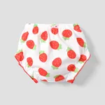 Baby/Toddler Girl Sweet Fruits and Vegetables Pattern Underwear Red