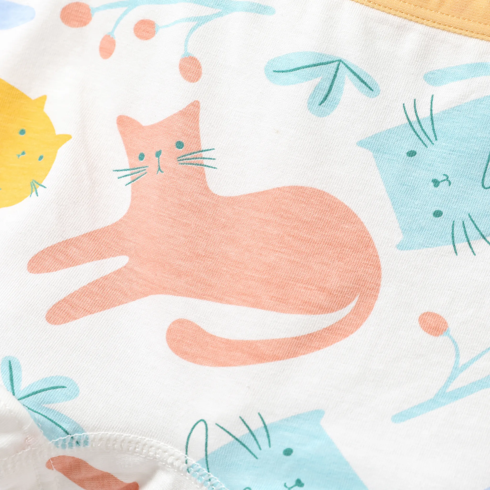 2-Pack Toddler/Kid Girl Animal-themed Cotton Fabric Stitching Underwear Pink image 5