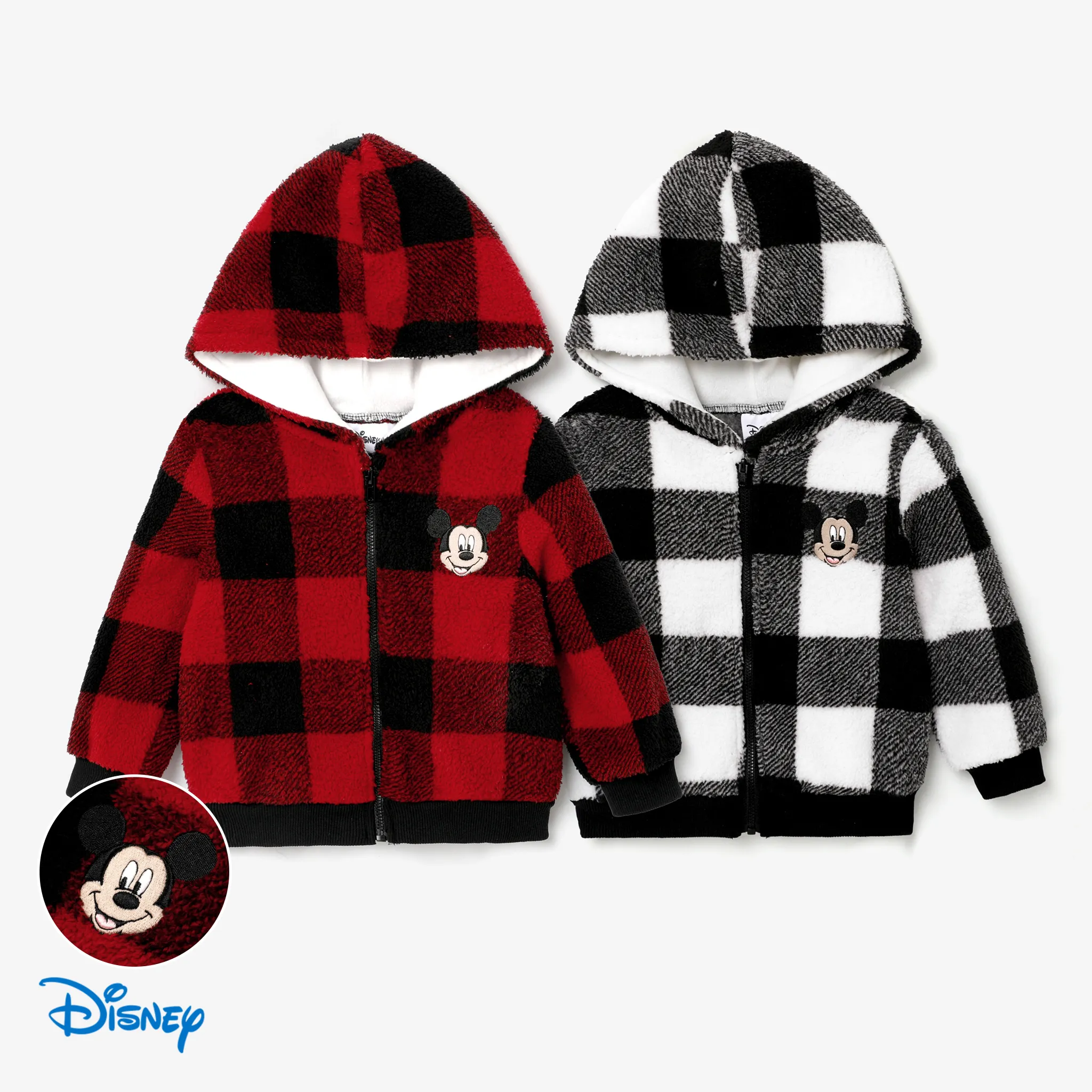 Disney Mickey and Friends Toddlers Girl/Boy Polar Fleece Hooded Jacket 