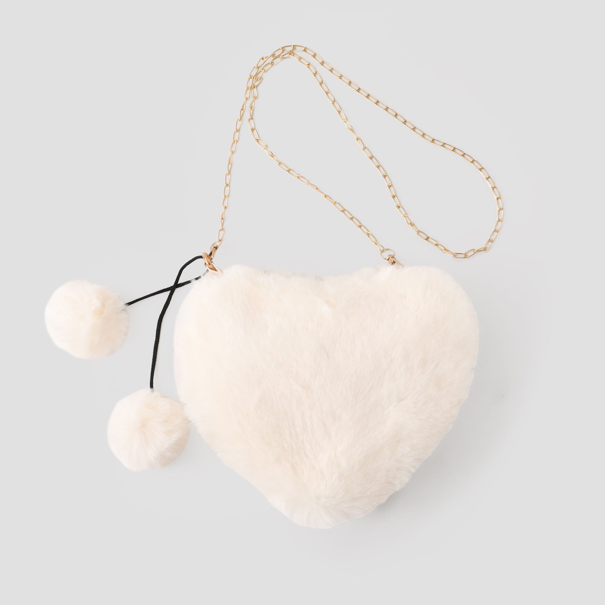 Children/adult Stylish Plush Heart Handbag