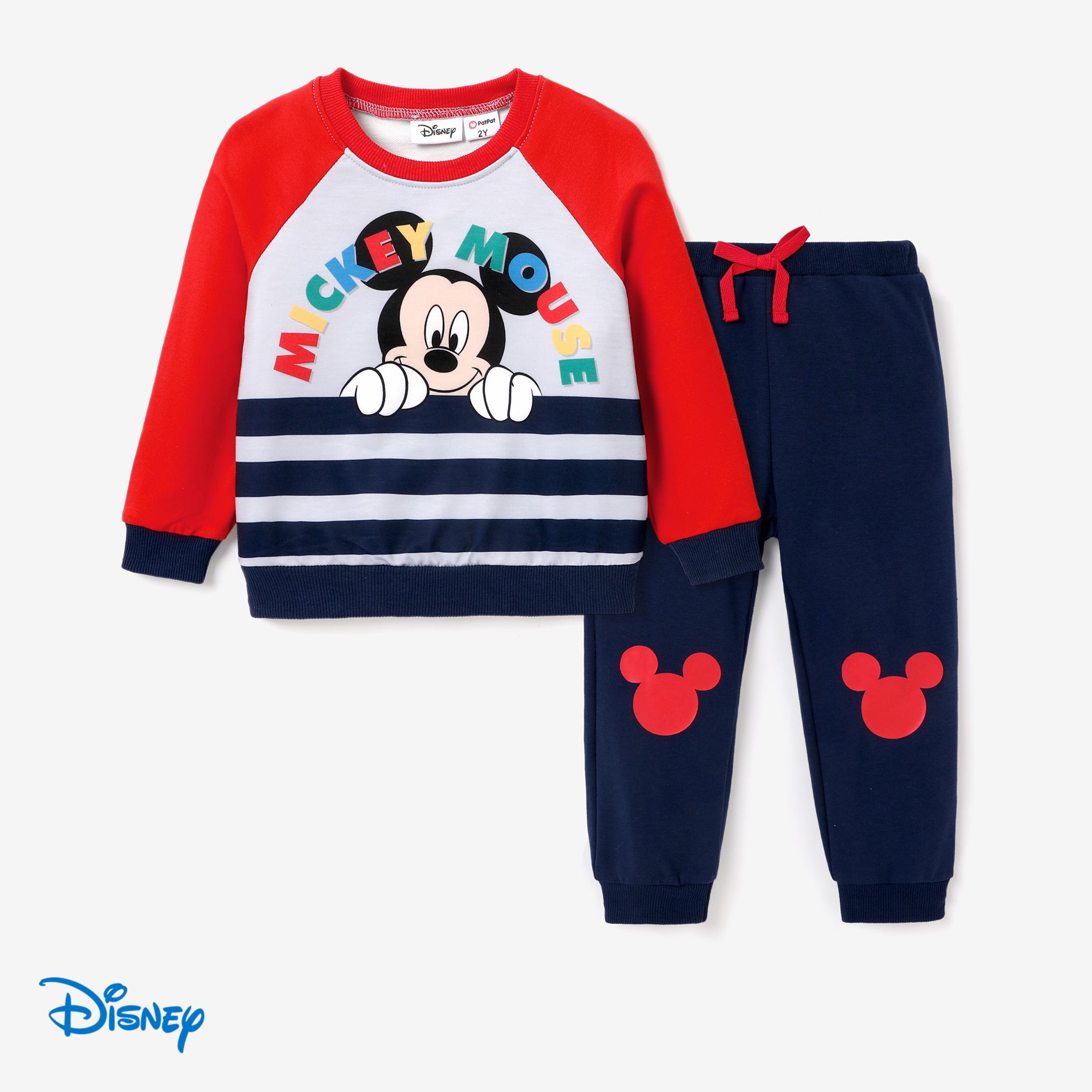 Disney Mickey And Friends Toddler Boy Character Naiaâ¢ Print Long-sleeve Sweatshirt And Pants Set
