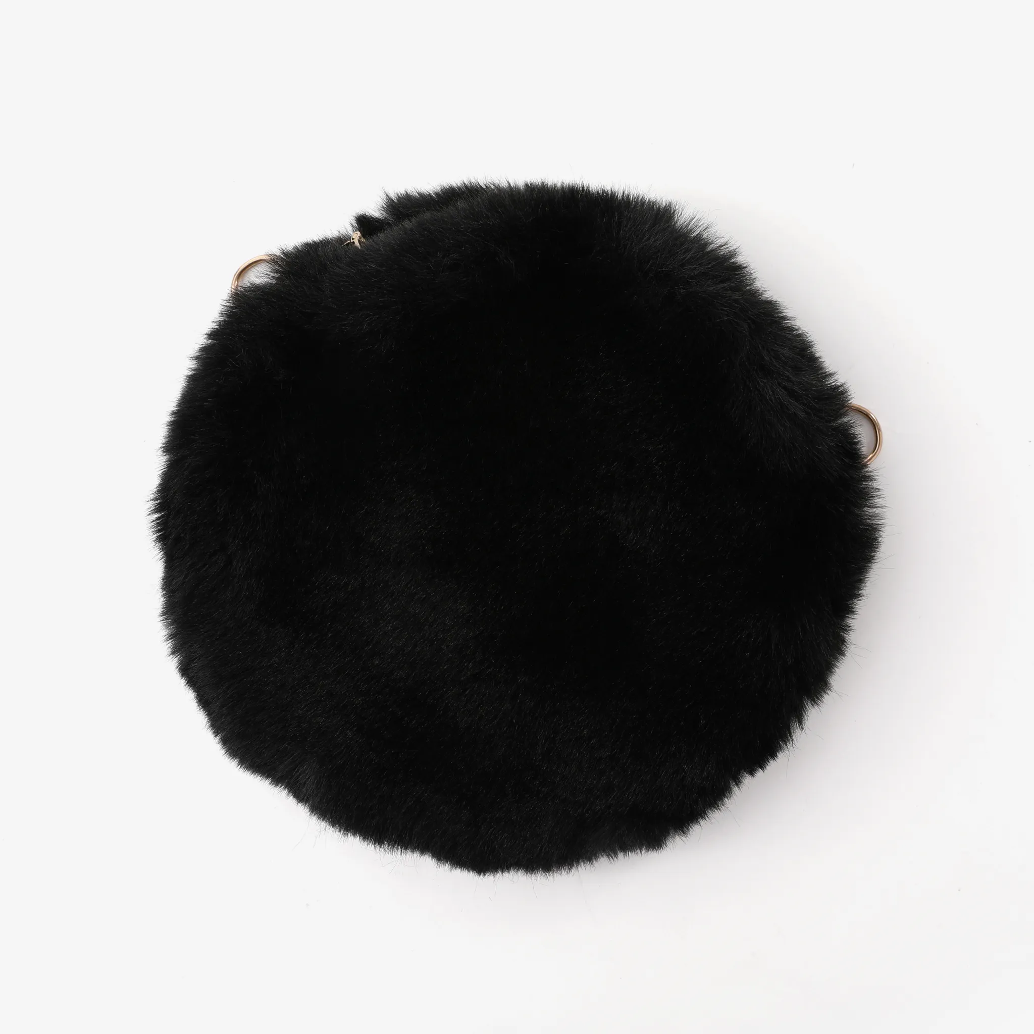 Toddler/kids/adult Simple round plush chain bag  image 2