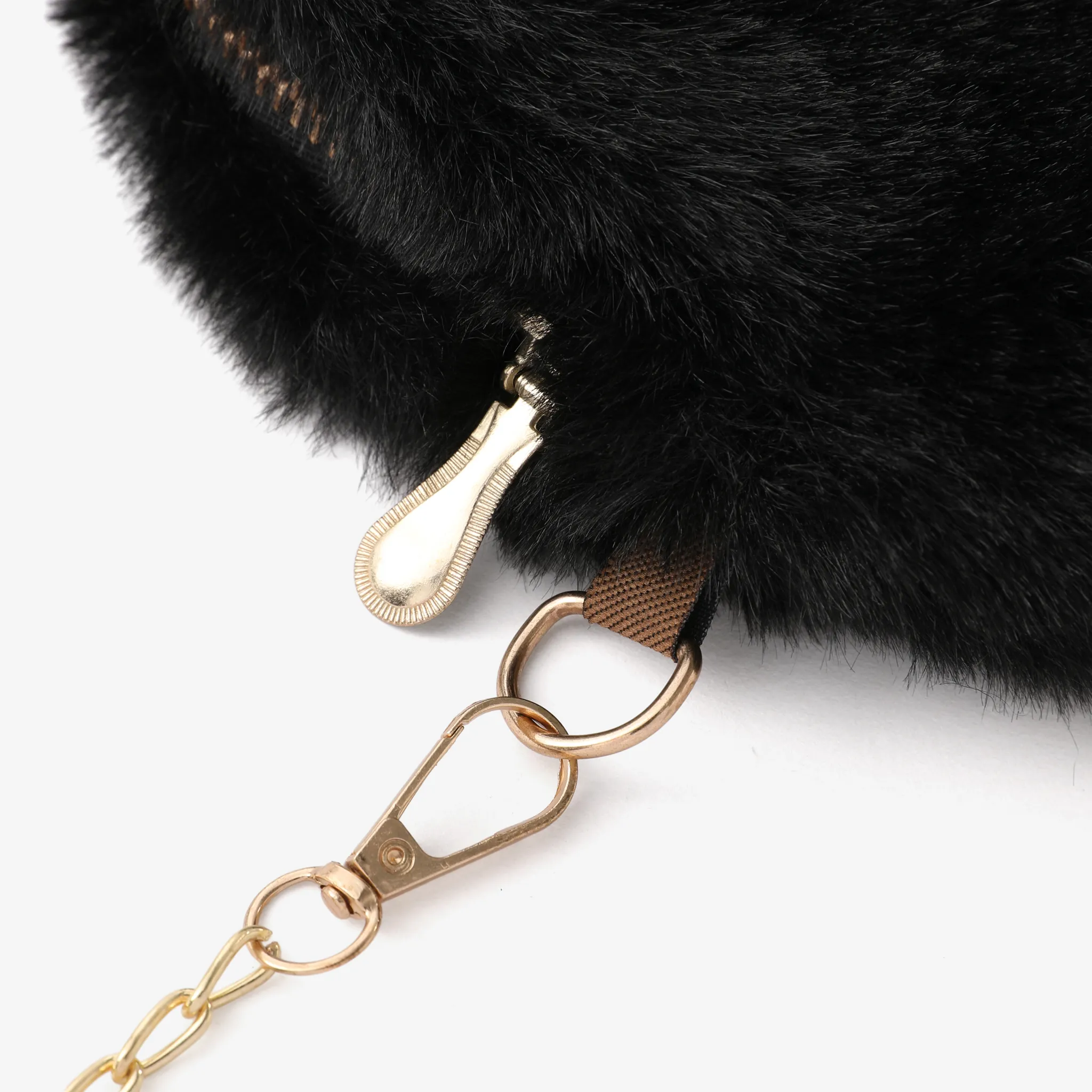 Toddler/kids/adult Simple round plush chain bag  image 4