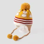 Baby/toddler needs Winter warm plus fleece knitted beanie Yellow