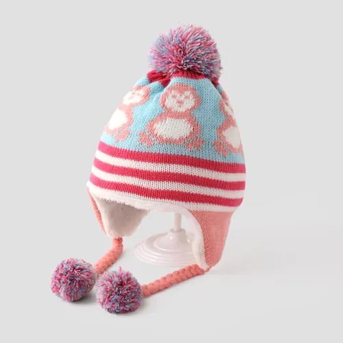 Baby/toddler needs Winter warm plus fleece knitted beanie