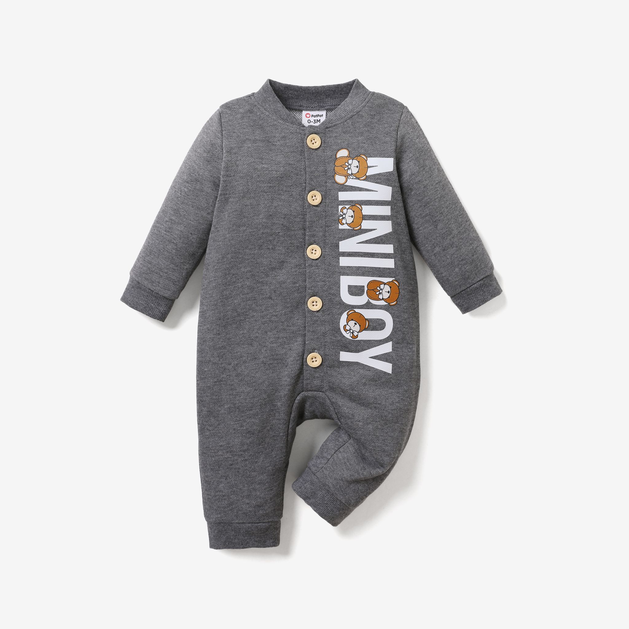 Baby Jungen Knöpfe Kindlich Langärmelig Baby-Overalls Nur €14.99 ...