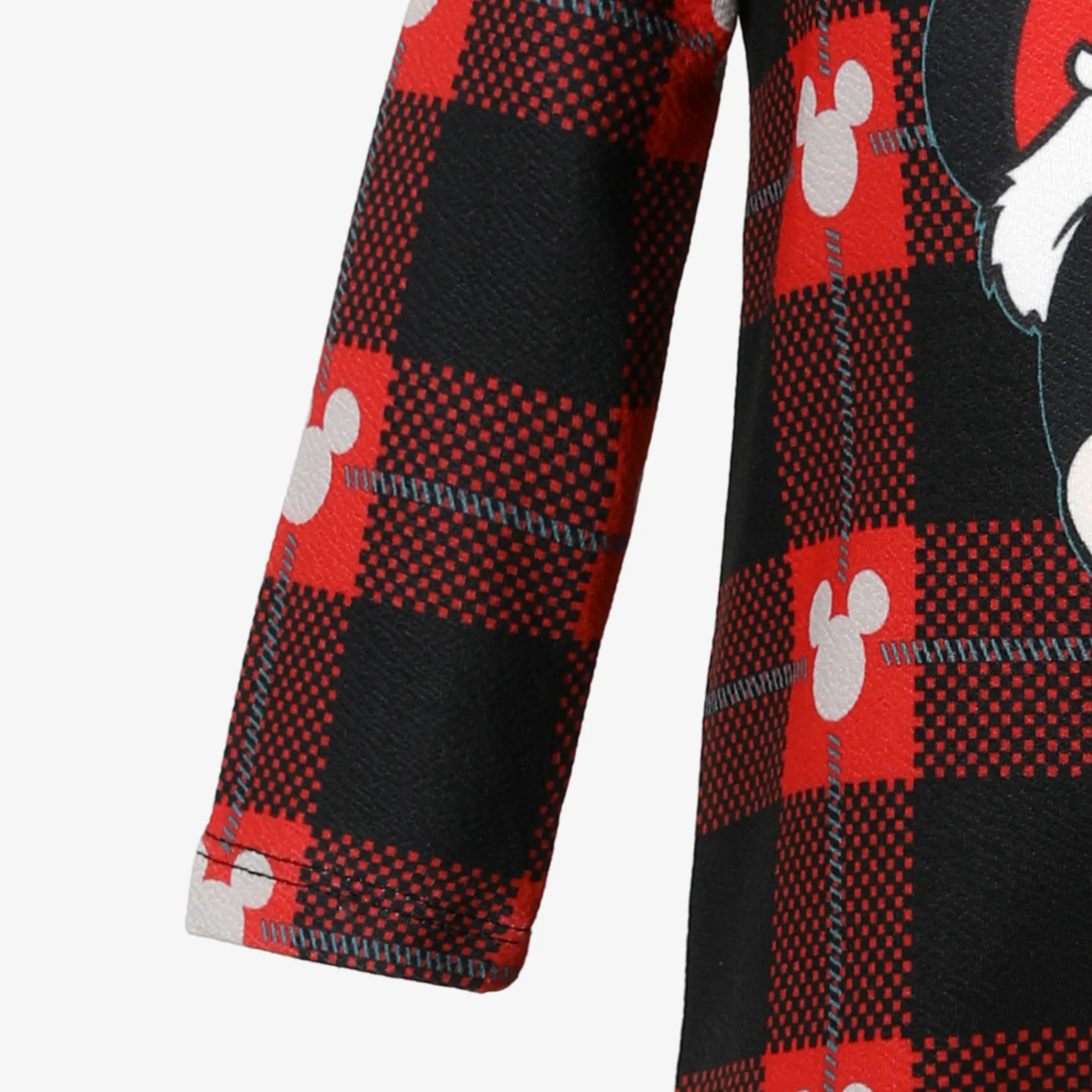Disney Mickey and Friends Christmas Family Matching Character Print Long-sleeve Tops Black image 3