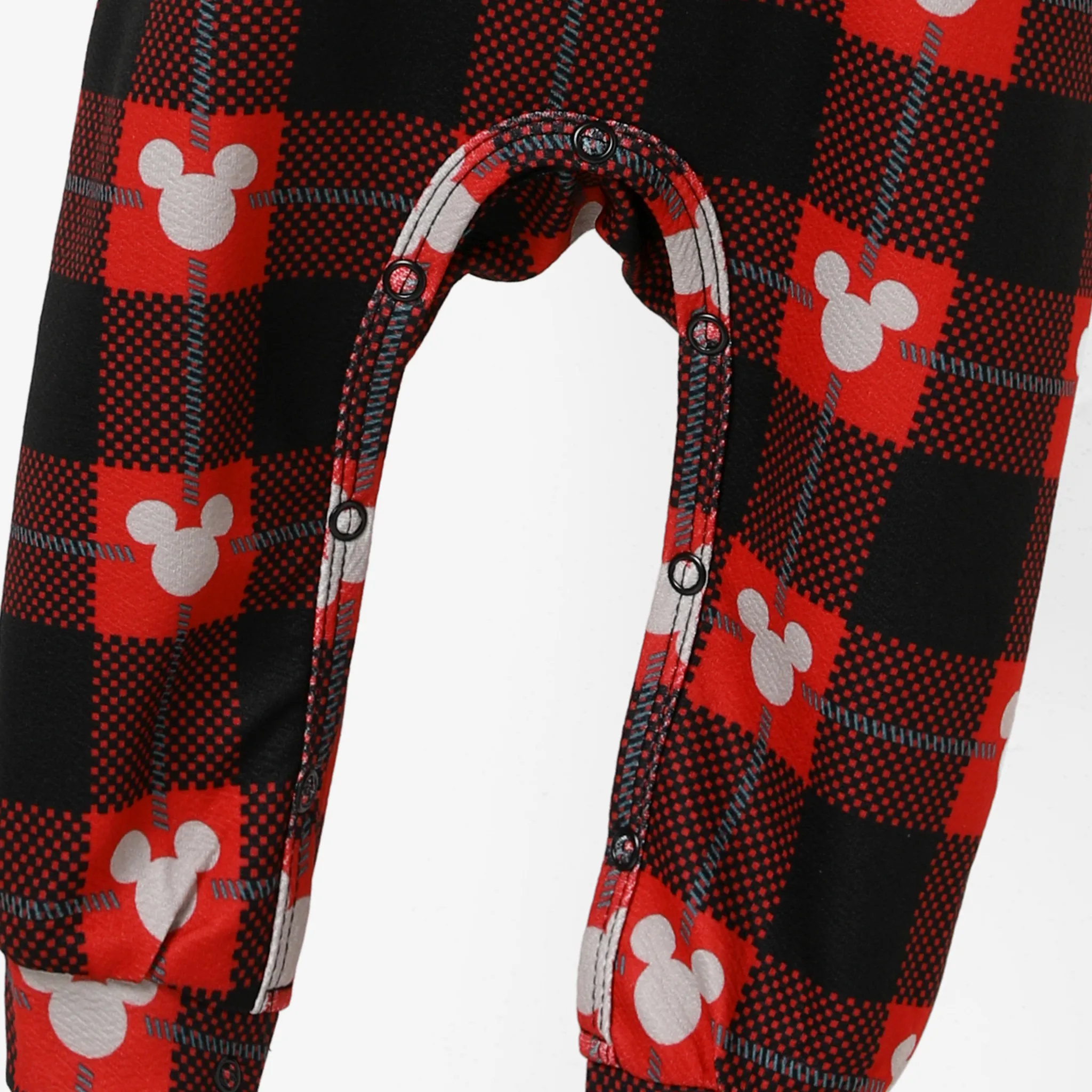Disney Mickey and Friends Christmas Family Matching Character Print Long-sleeve Tops Black image 4