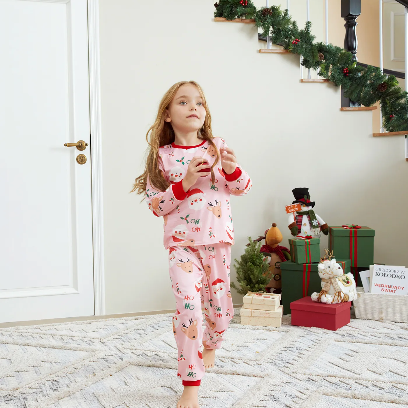 2PCS Kid Girl Childlike Pretty Underwear & Pajamas Set
