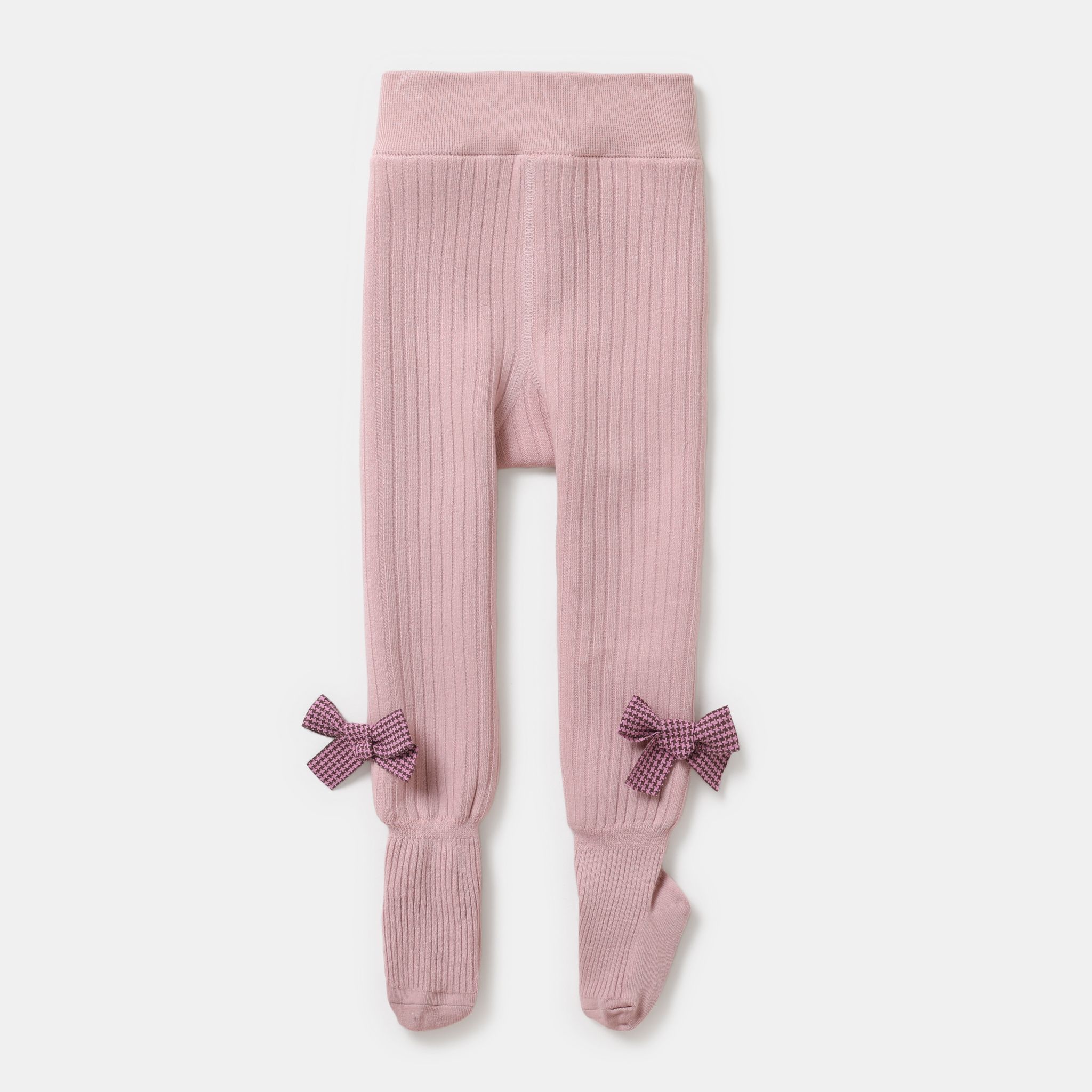 Baby/toddler/kids Bow Plus Fleece Tights